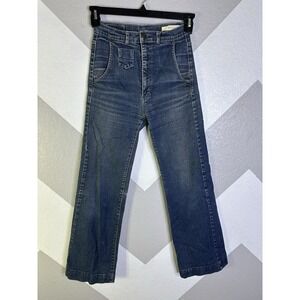 18th Amendment Womens Bacall Willie High Rise Bell Bottom Stone Wash Jeans Sz 26